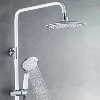 Душевая стойка Shevanik S9836F белый/хром